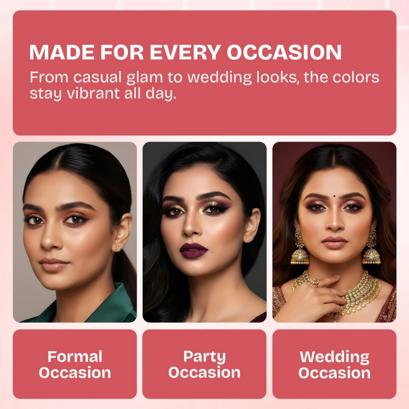 12 Shades Dance of Joy Eyeshadow Palette | Highly Pigmented and  | Multicolor | Matte and Shimmer Finish (13.2g) (01-Multicolor) thumbnail 7